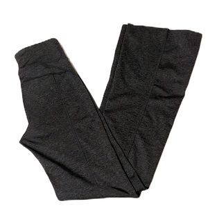 Women’s XERSION, Active Wear, Wide Leg, Slim Fit Pants, Heather Black, Size Sm